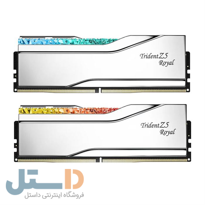 g skill trident z5 royal silver rgb 32gb 6400mhz cl32 ddr5 dual channel desktop ram